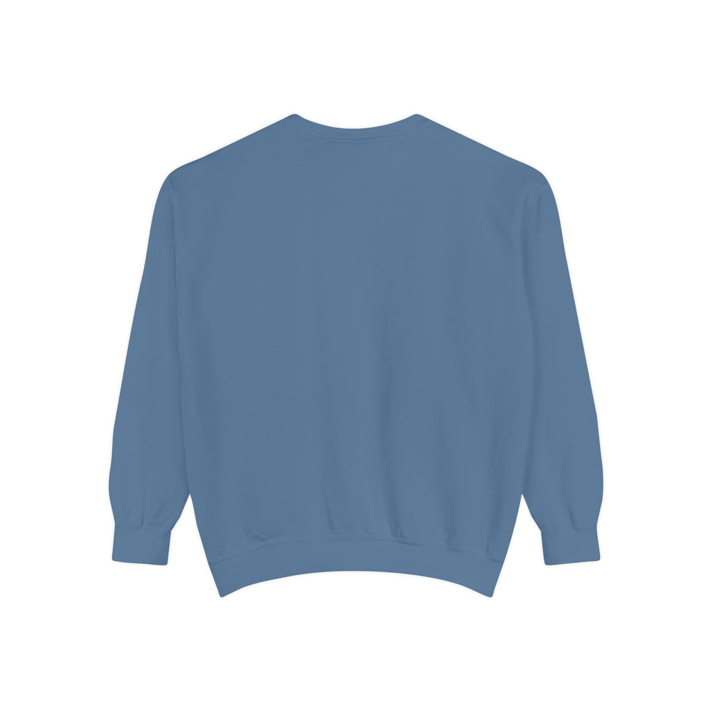 The Blue Jean Collective Crewneck — Blue Jean with White Embroidery