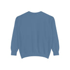 The Blue Jean Collective Crewneck — Blue Jean with White Embroidery