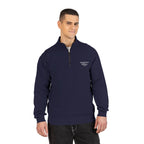 Quarter-Zip Sweatshirt — Minimal 'Always & More' Chest Logo Pullover
