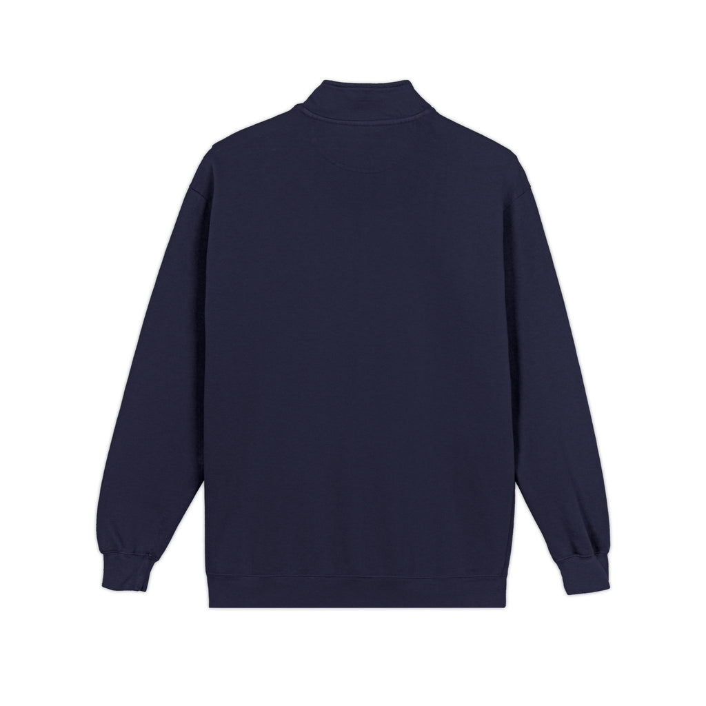 Quarter-Zip Sweatshirt — Minimal 'Always & More' Chest Logo Pullover