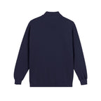 Quarter-Zip Sweatshirt — Minimal 'Always & More' Chest Logo Pullover