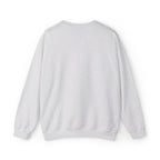 The Health Is Wealth Embroidered Crewneck — Ash with Navy Embroidery