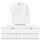 Embroidered Men's Quarter-Zip Performance Pullover — Sport-Wick Stretch