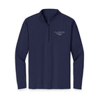 Embroidered Men's Quarter-Zip Performance Pullover — Sport-Wick Stretch