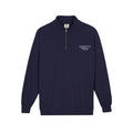 Quarter-Zip Sweatshirt — Minimal 'Always & More' Chest Logo Pullover