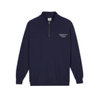 Quarter-Zip Sweatshirt — Minimal 'Always & More' Chest Logo Pullover