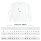 The Harbor Crewneck — White with Navy Embroidery