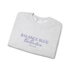 The Collective Unisex Statement Crewneck — Ash with Navy Embroidery